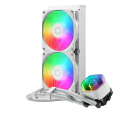 COOLER MASTER MasterLiquid 240 Core II White ARGB 2x120mm - 1333145 - zdjęcie 2